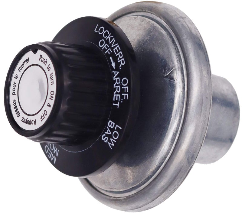 MeTer Star LPG 1 lb Adjustable Propane Gas Regulator Knob Pressure Relief Valve M12x1 Nozzle 0.7 mm - Image 2